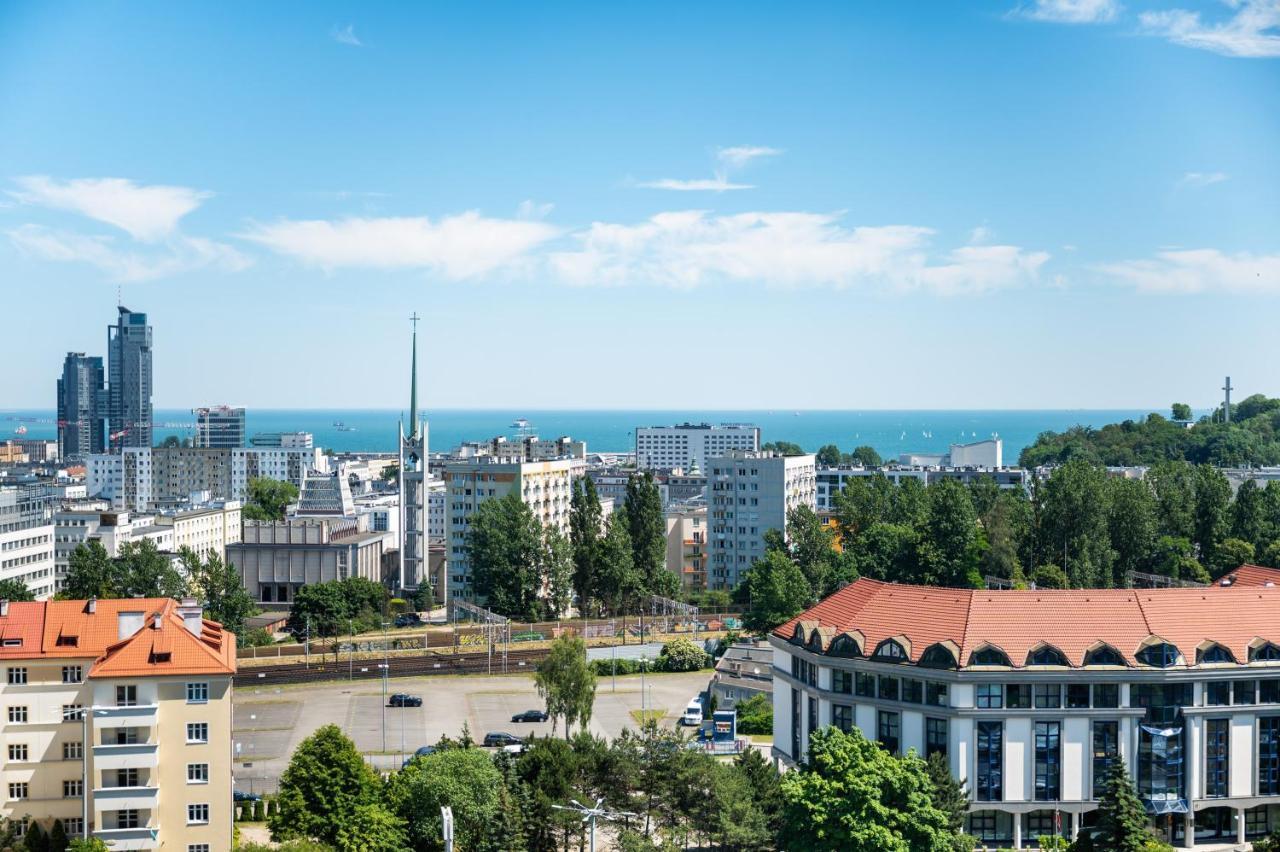 Ferienwohnung Apartament Z Widokiem Gdynia Exterior foto